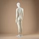 AM1 mandlig ABS-mannequin