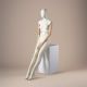 LUF2-A – en kvindelig displaymannequin med en moderne silhuet