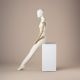 LUF2-A – en kvindelig displaymannequin med en moderne silhuet